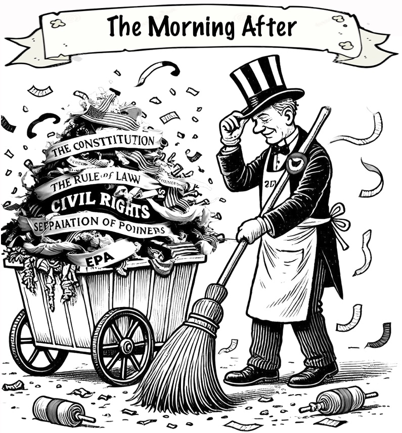 The morning after Trump's inauguration