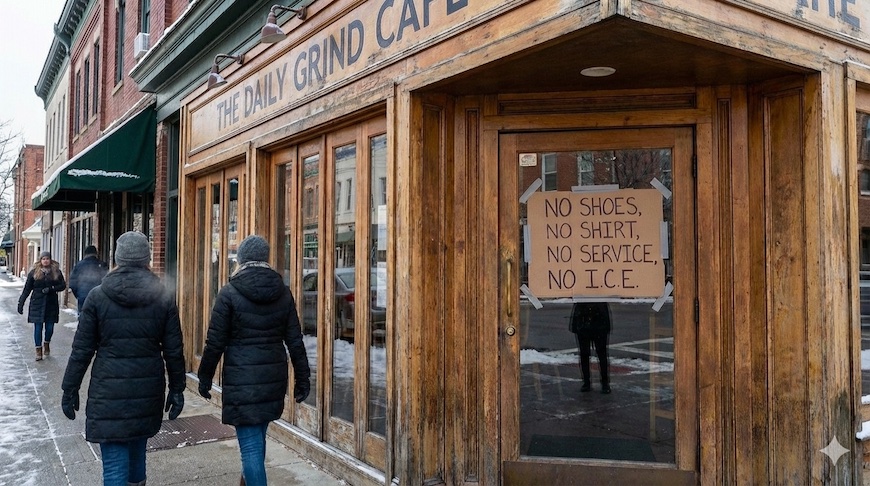 Local businesses refuse to accommodate ICE