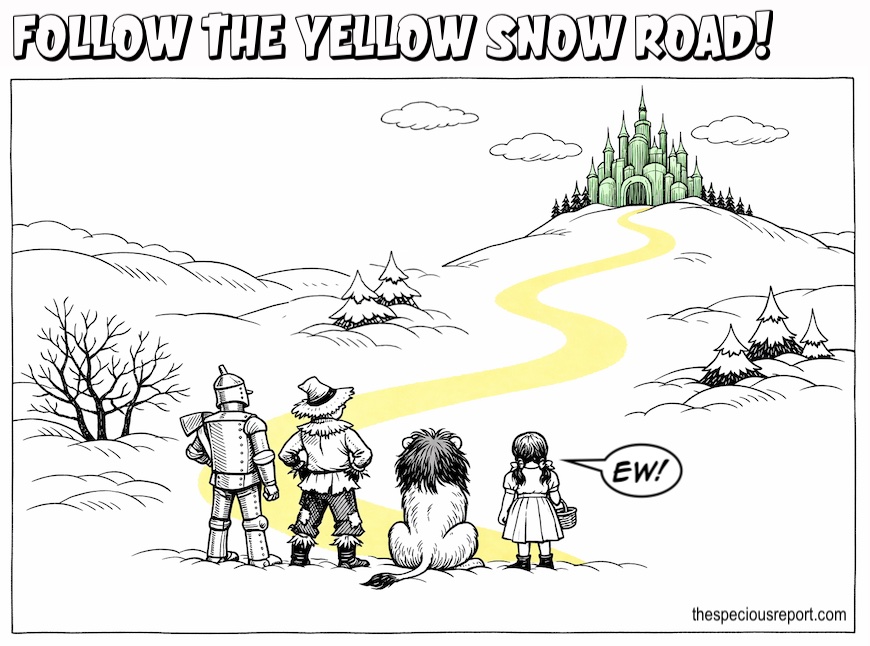 Follow the Yellow Snow Road'