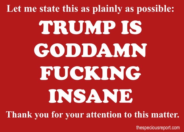 Trump Is Insane Meme