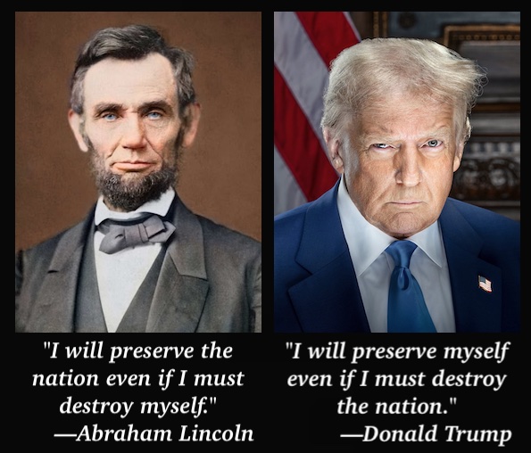 Lincoln v Trump Meme
