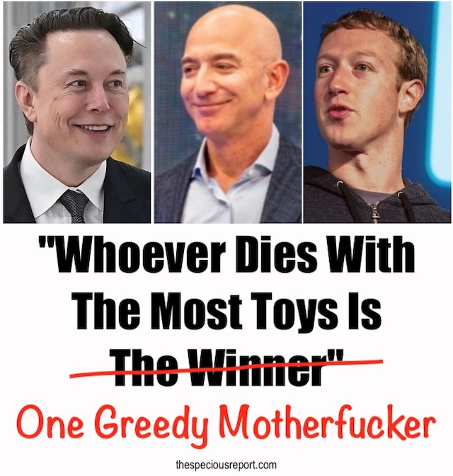 Greedy Motherfuckers Meme
