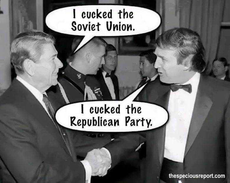 Reagan v Trump Meme